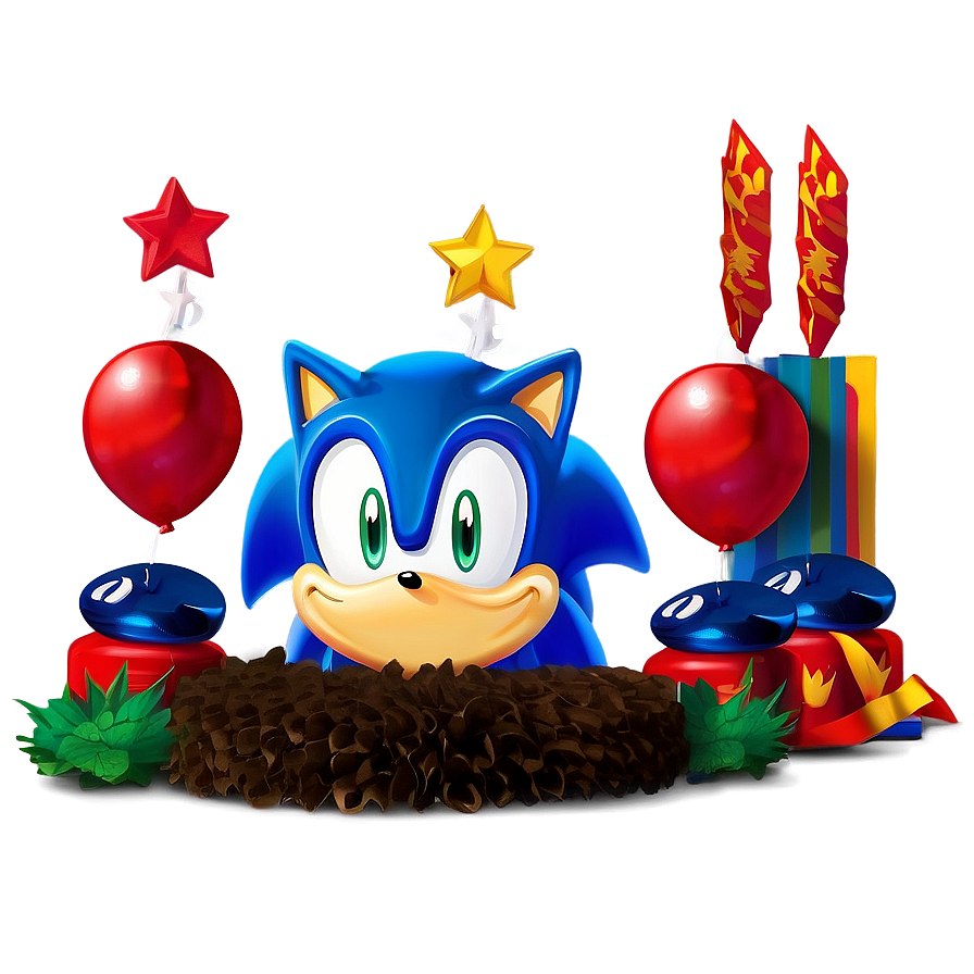 Sonic Party Centerpiece Ideas Png 15 PNG image