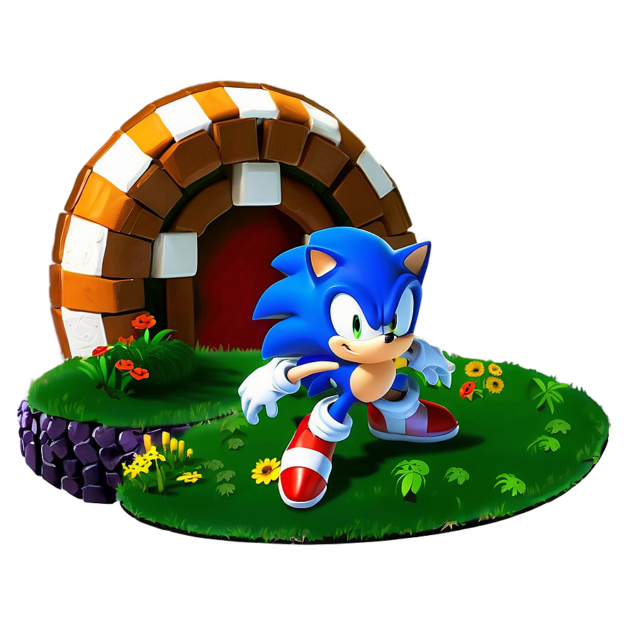 Sonic's Green Hill Zone Png Pvx PNG image