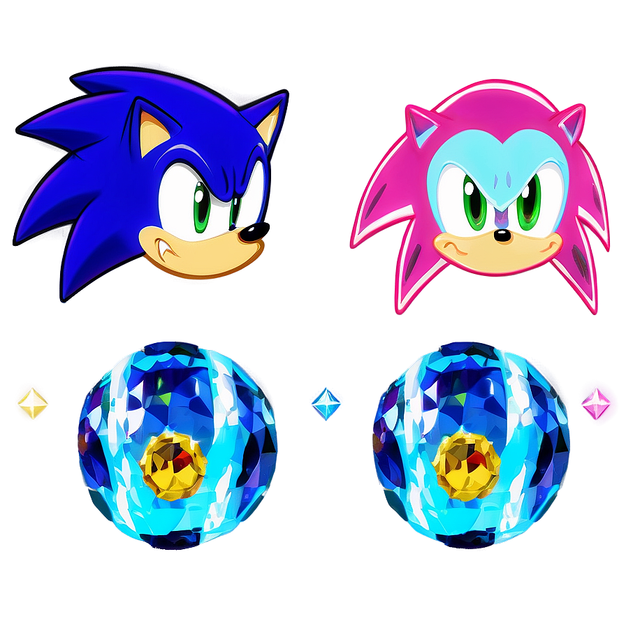 Sonic The Hedgehog Chaos Emeralds Png Ygt PNG image