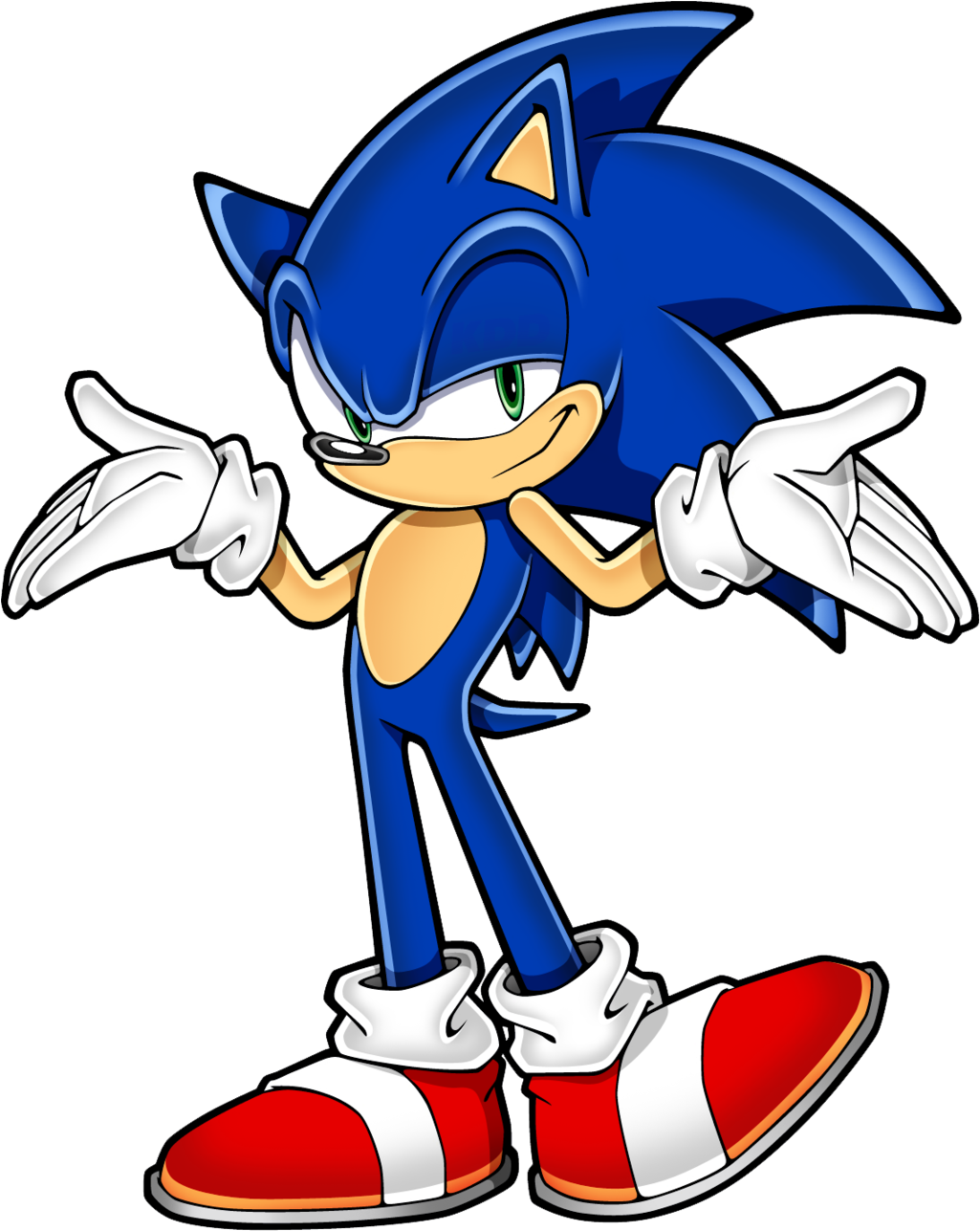 Sonic The Hedgehog Character Pose PNG image