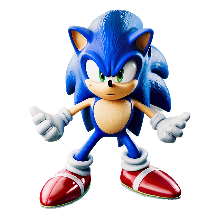 Sonic The Hedgehog Classic Pose Png 62 PNG image