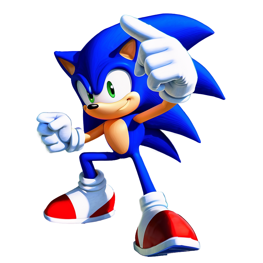 Sonic The Hedgehog Classic Pose Png Nel36 PNG image