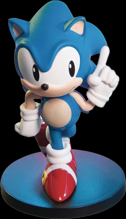 Sonic The Hedgehog Statue PNG image