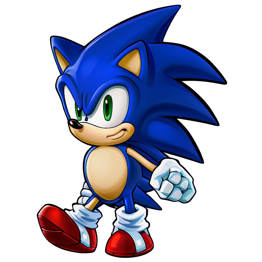 Sonic The Hedgehog Winter Theme Png 3 PNG image