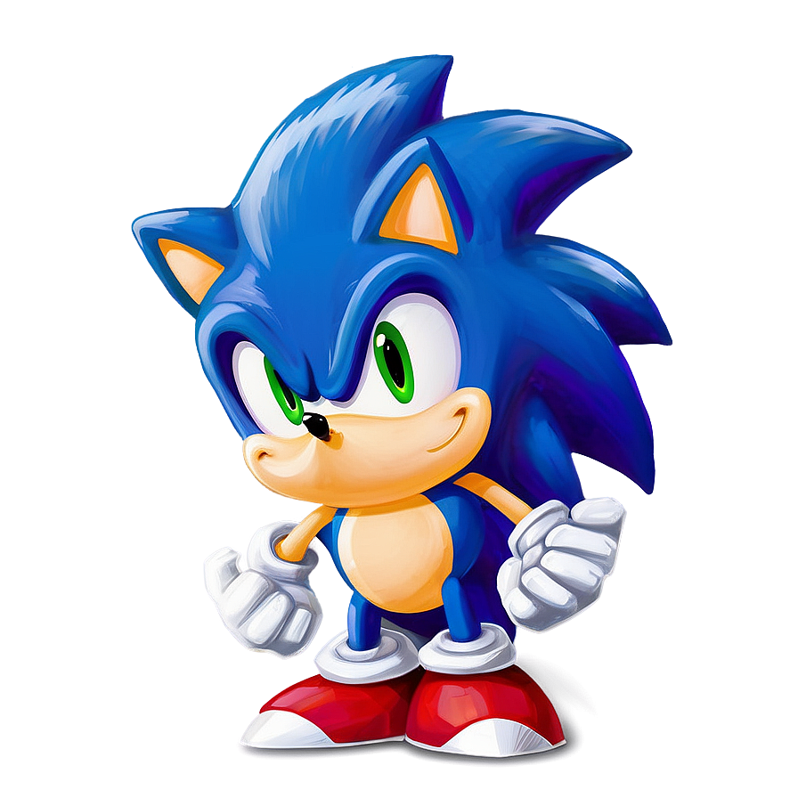 Sonic The Hedgehog Winter Theme Png Miq PNG image