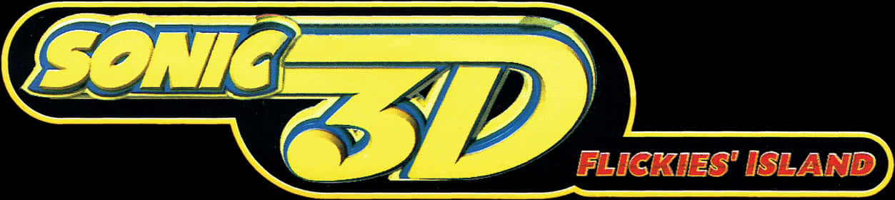 Sonic3 D Flickies Island Logo PNG image