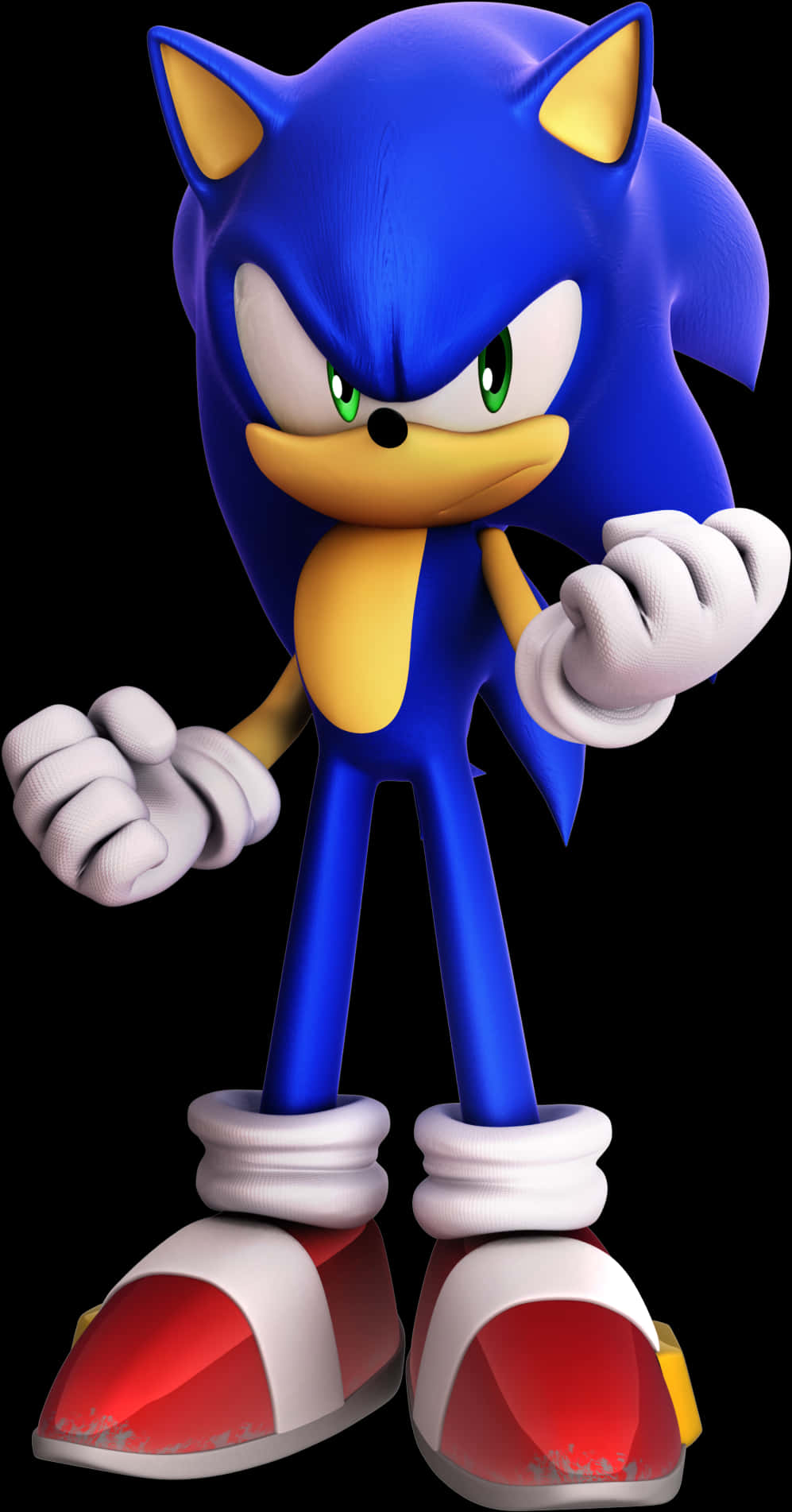 Sonicthe Hedgehog Standing Pose PNG image