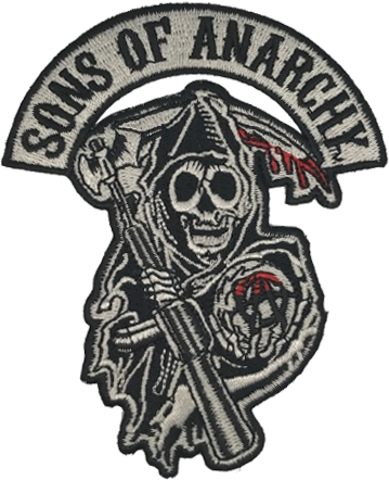 Sonsof Anarchy Logo Patch PNG image