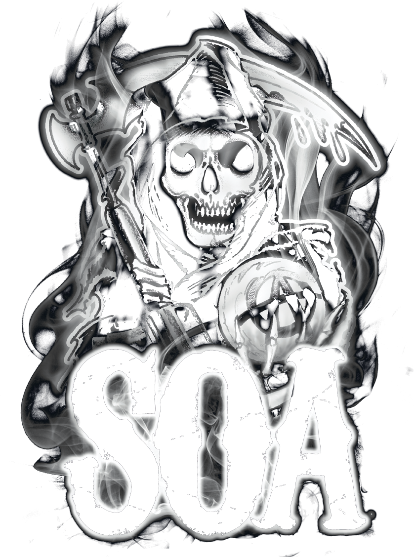 Sonsof Anarchy Skull Logo PNG image