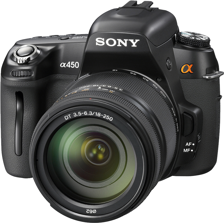 Sony Alphaa450 D S L R Camera PNG image