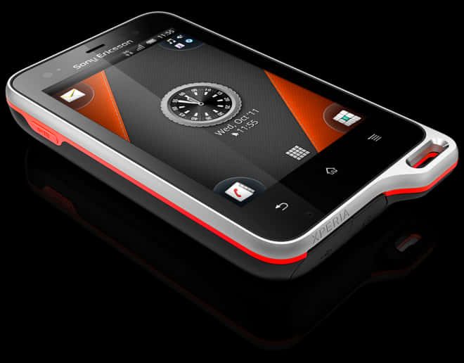 Sony Ericsson Xperia Smartphone PNG image