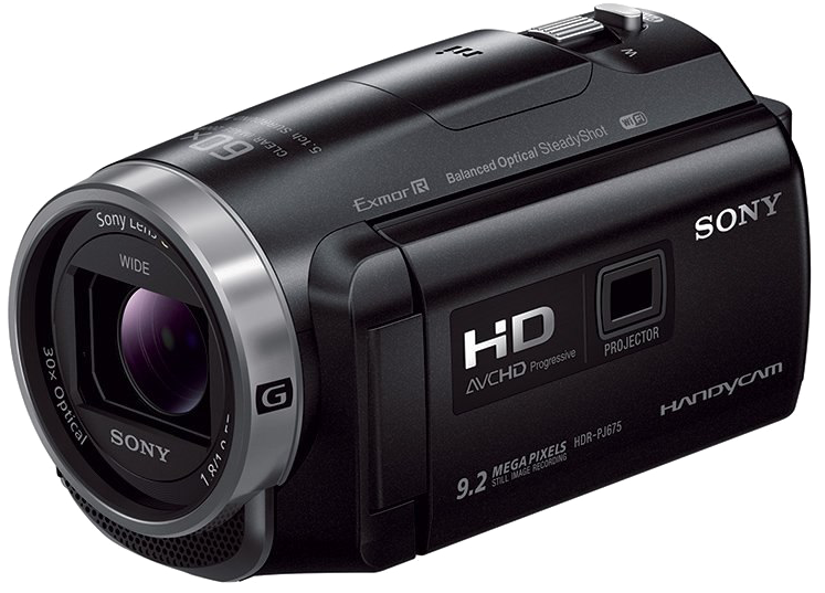 Sony Handycam H D R P J675 PNG image