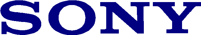 Sony Logo Blue PNG image