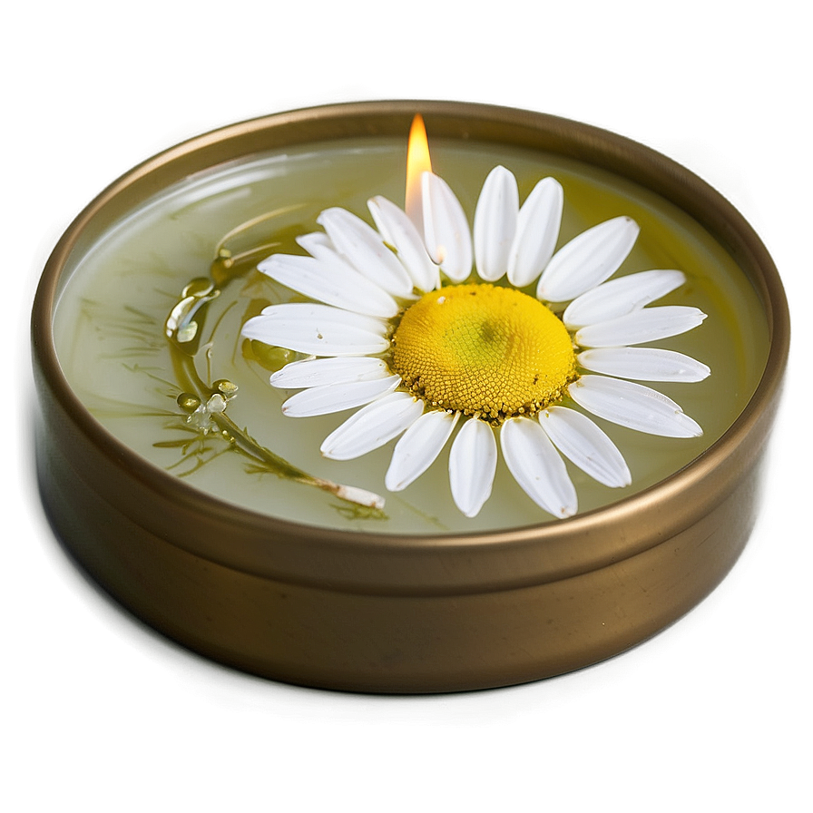 Soothing Chamomile Candle Png Asq PNG image