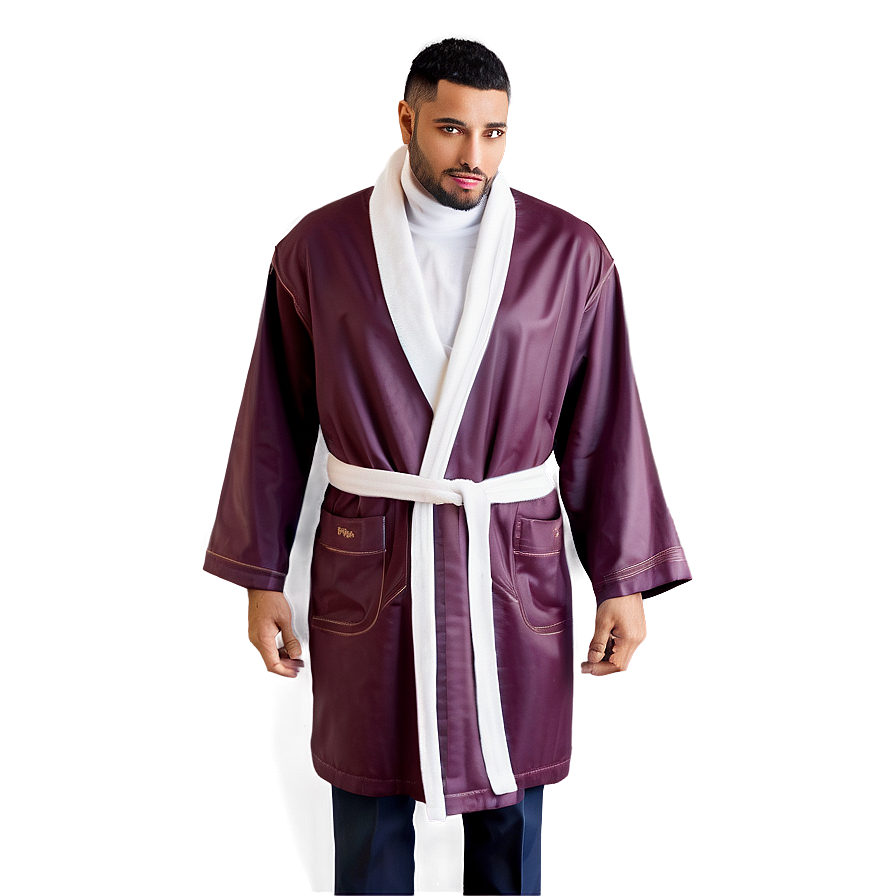 Sophisticated Smoking Robe Png 67 PNG image