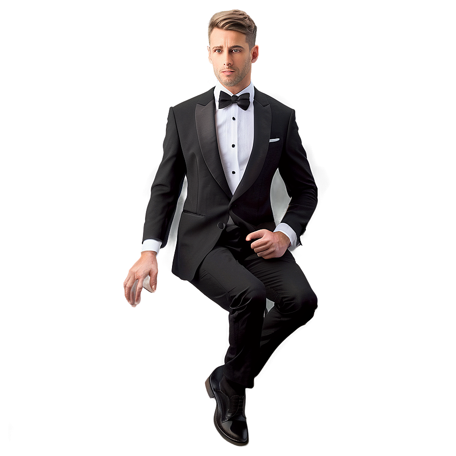 Sophisticated Tuxedo Outfit Png 67 PNG image