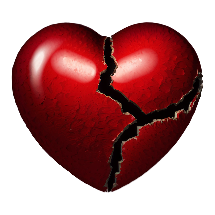 Sorrowful Broken Heart Emoji Png 06122024 PNG image