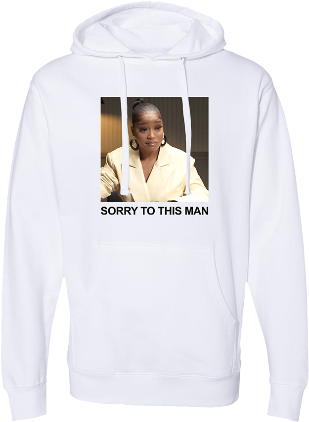 Sorry To This Man Hoodie Meme PNG image