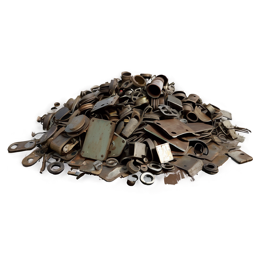 Sorted Scrap Metal Categories Png 86 PNG image