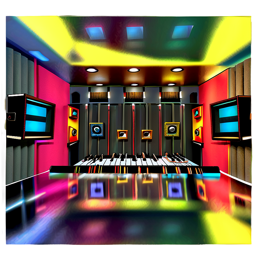 Soundproof Recording Studio Design Png 06262024 PNG image