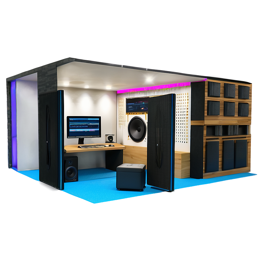 Soundproof Recording Studio Design Png 98 PNG image