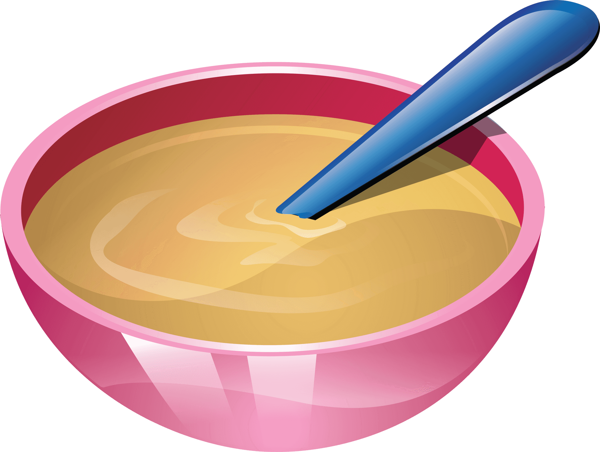 Soup Bowlwith Spoon Vector Illustration PNG image