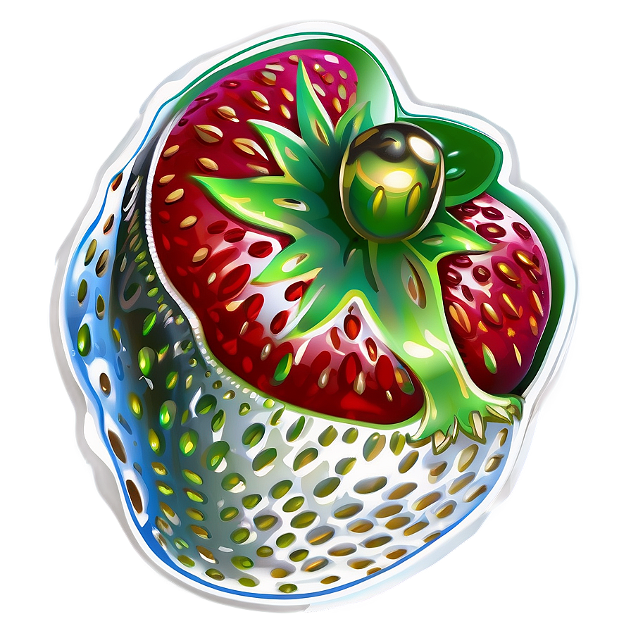 Sour Strawberry Icon Png 06252024 PNG image