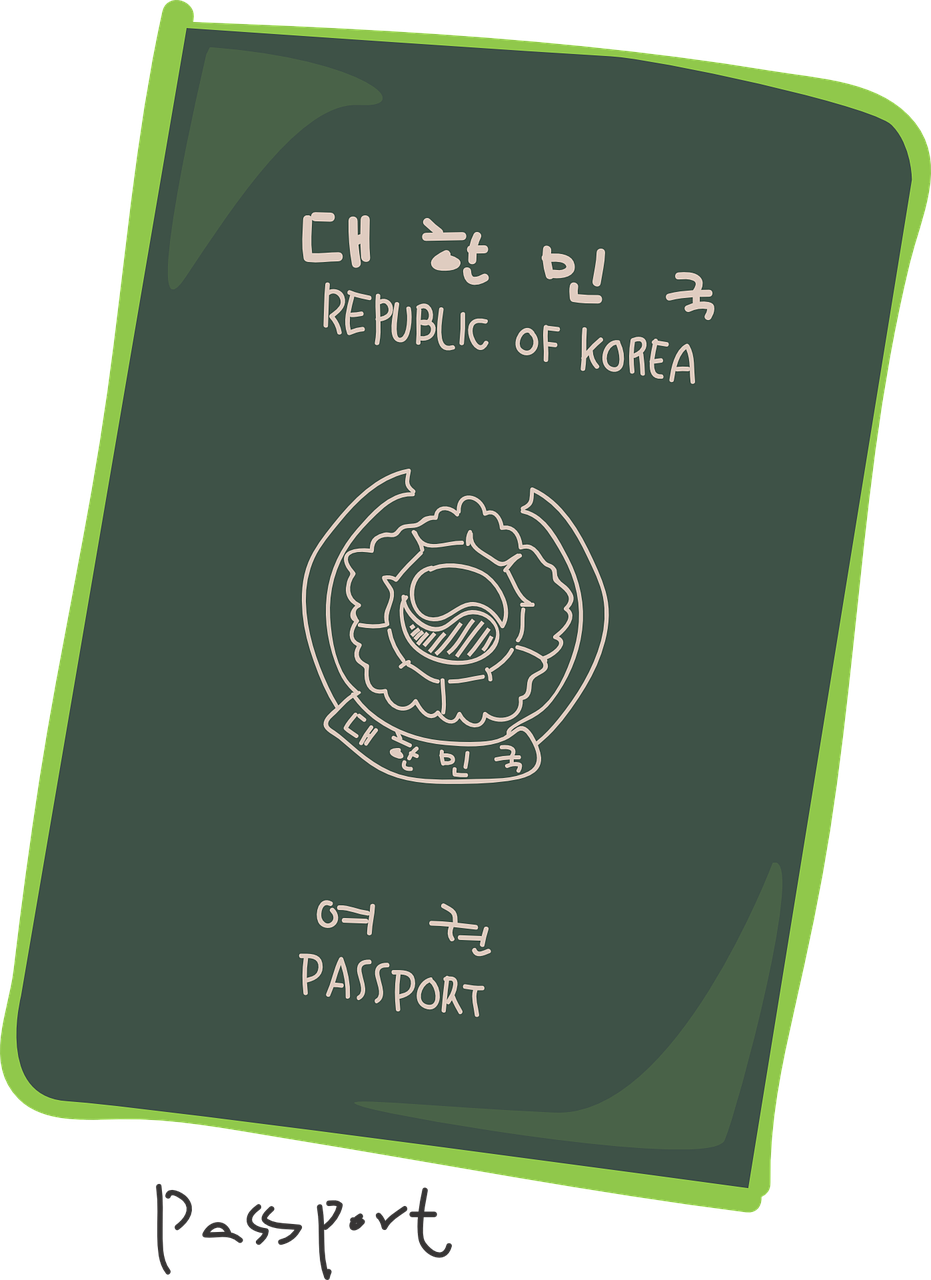 South Korean Passport Cover PNG image