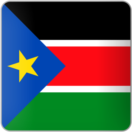 South Sudan Flag Graphic PNG image