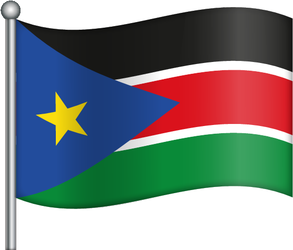 South Sudan National Flag PNG image