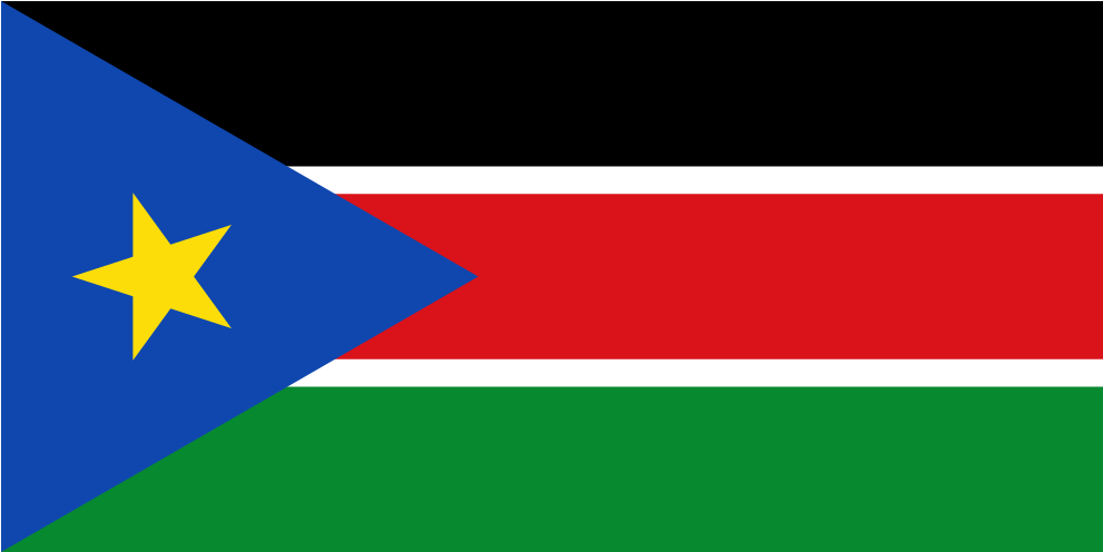 South Sudan National Flag PNG image