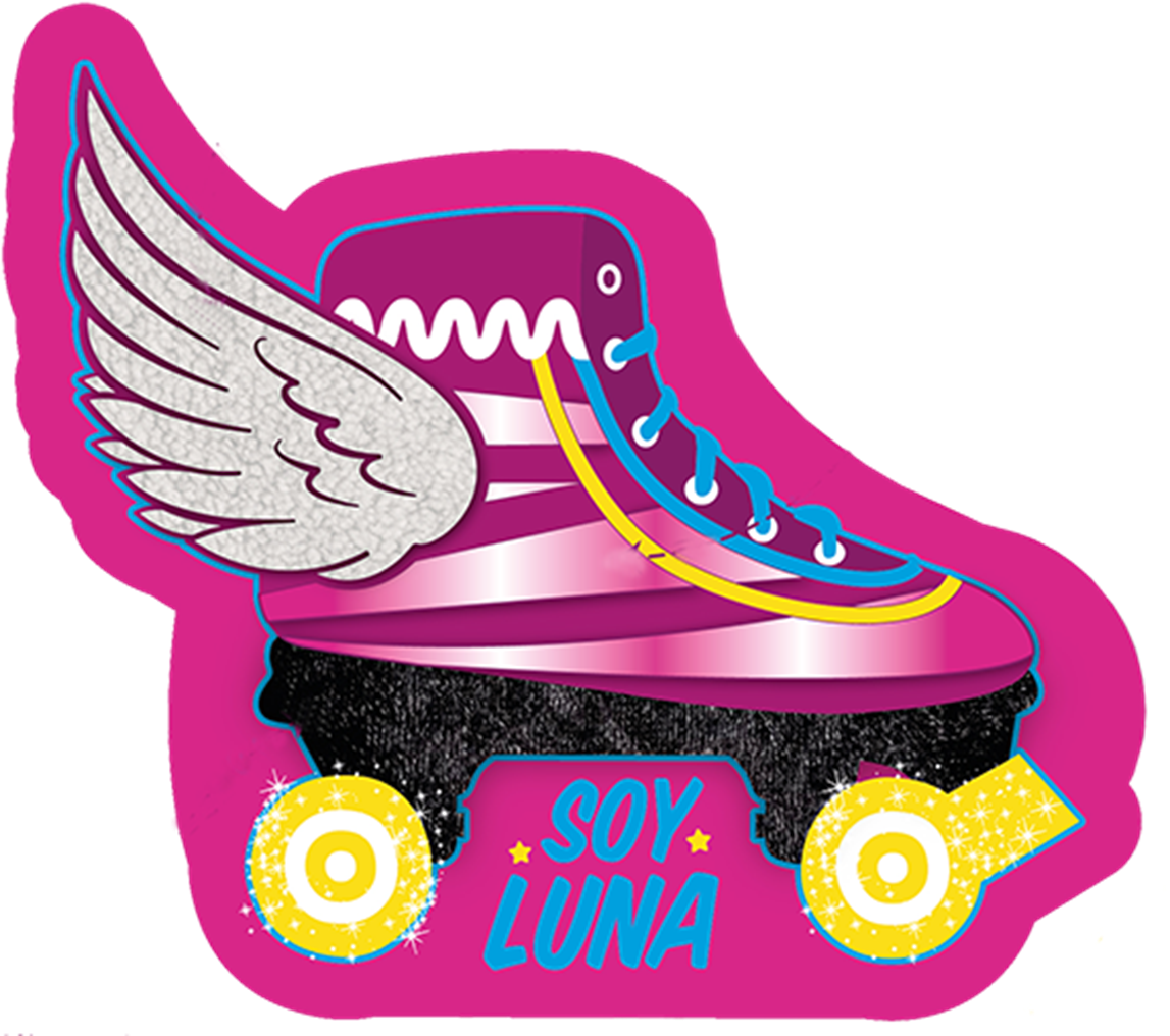Soy Luna Roller Skate Wing Graphic PNG image