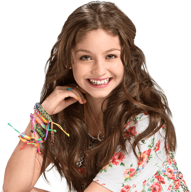 Soy Luna Smiling Character PNG image