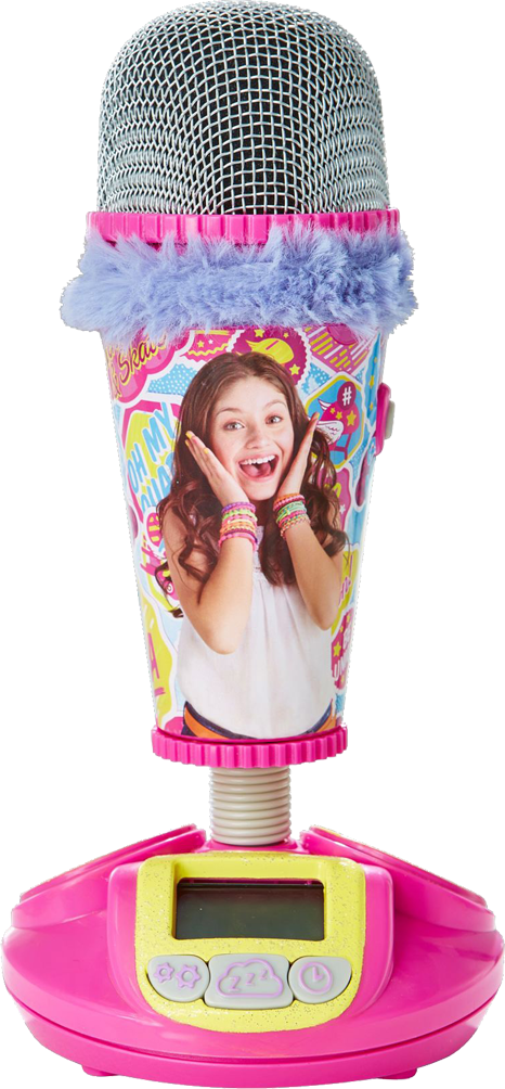 Soy Luna Themed Microphone Toy PNG image