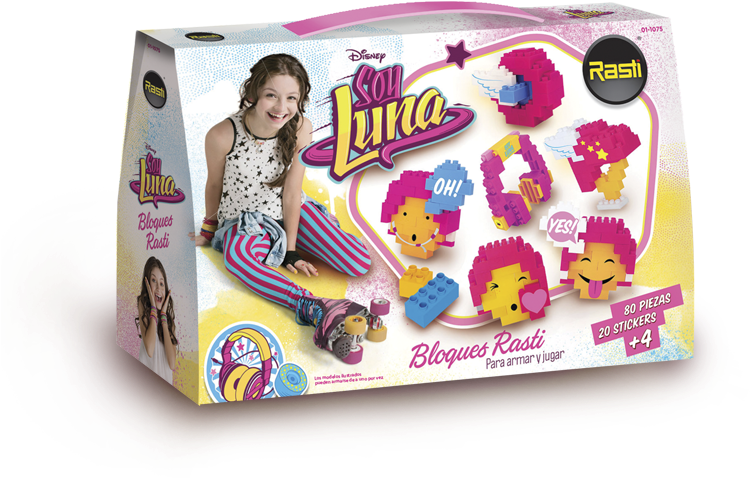 Soy Luna Toy Block Set Packaging PNG image