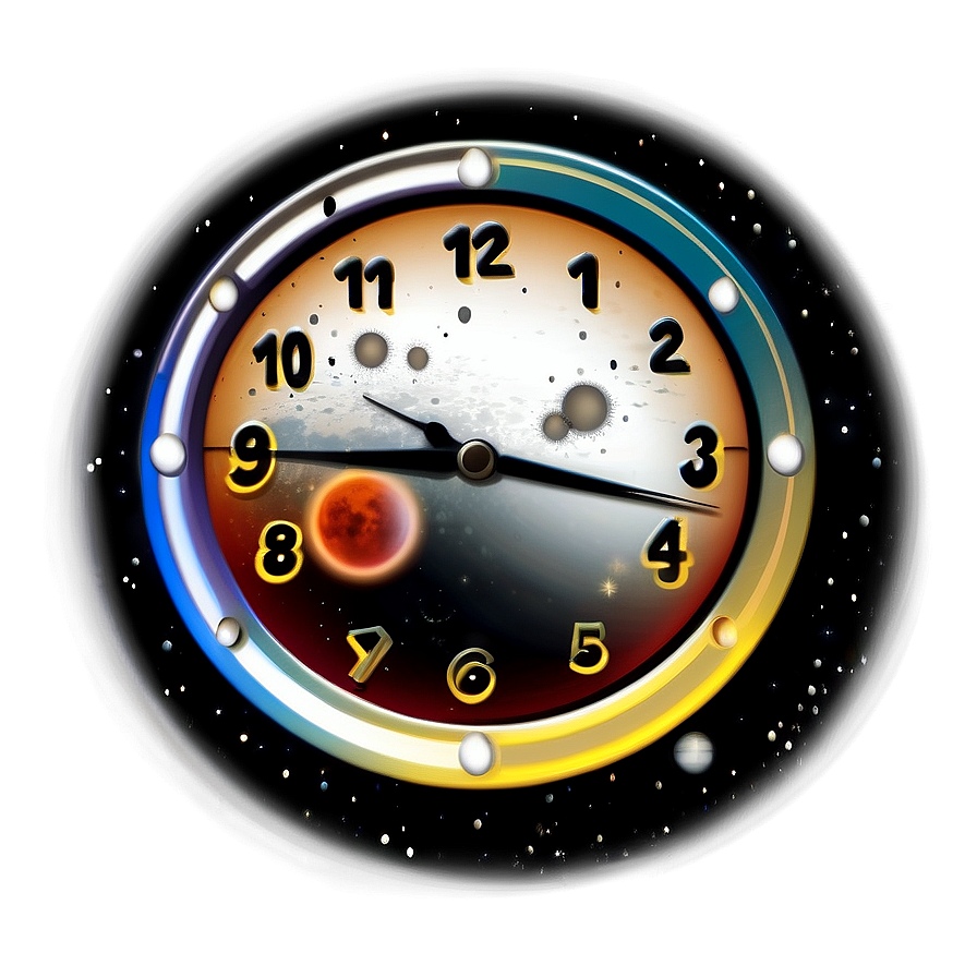 Space Clock Clipart Png Gbg86 PNG image