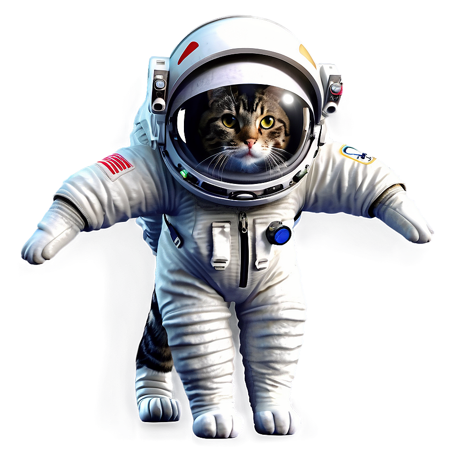 Space Mission Cat Png 6 PNG image