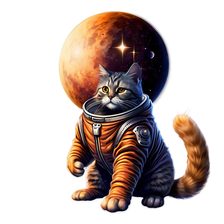 Space Myth Cat Png Gvx PNG image