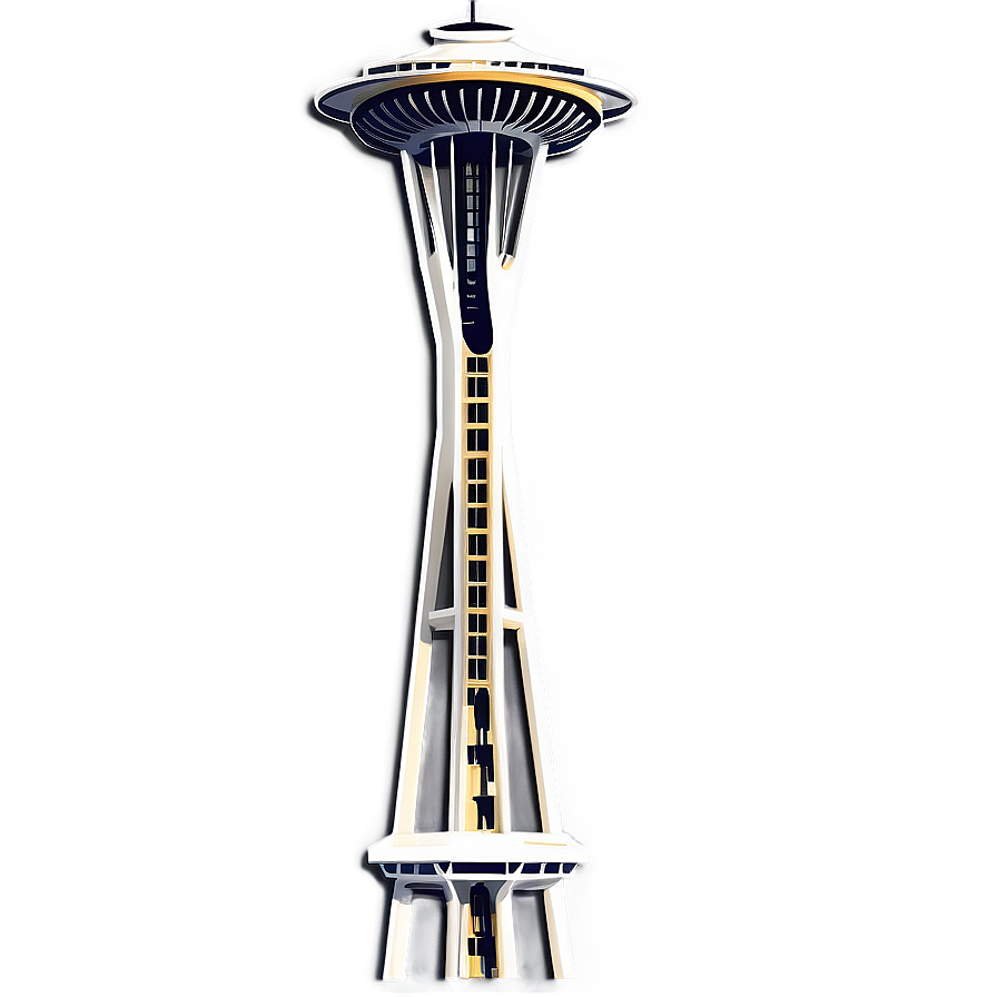 Space Needle Daytime View Png Koq PNG image