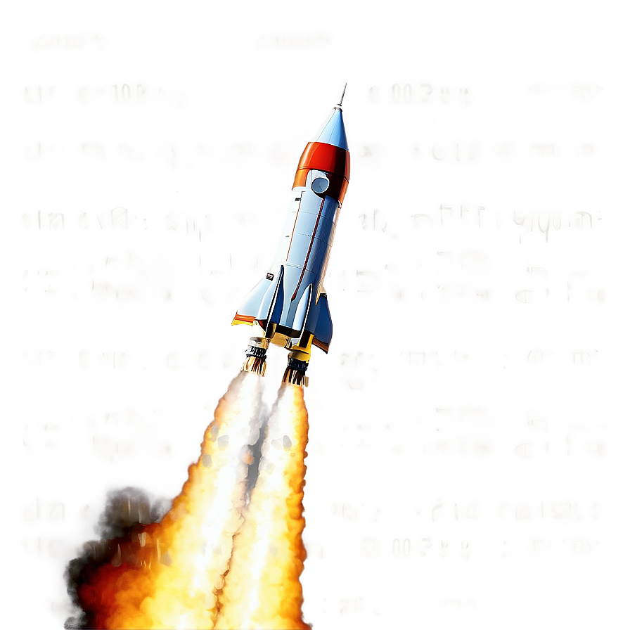 Space Rocket Launch Smoke Png Uln PNG image