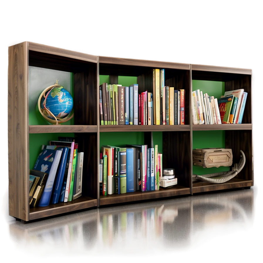 Space-saving Bookshelf Png 64 PNG image