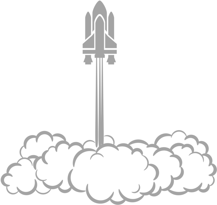 Space Shuttle Launch Graphic PNG image