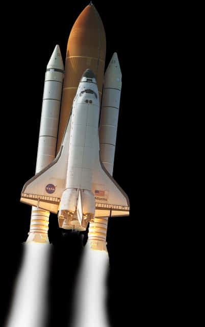 Space_ Shuttle_ Launch PNG image