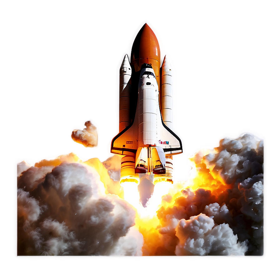 Space Shuttle Rocket Clipart Png 06272024 PNG image