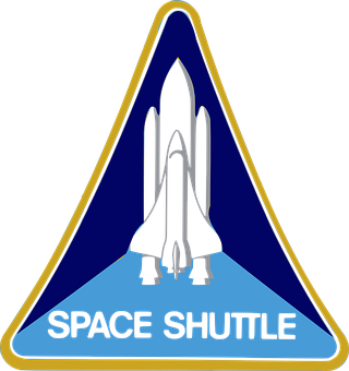 Space Shuttle Sign Graphic PNG image