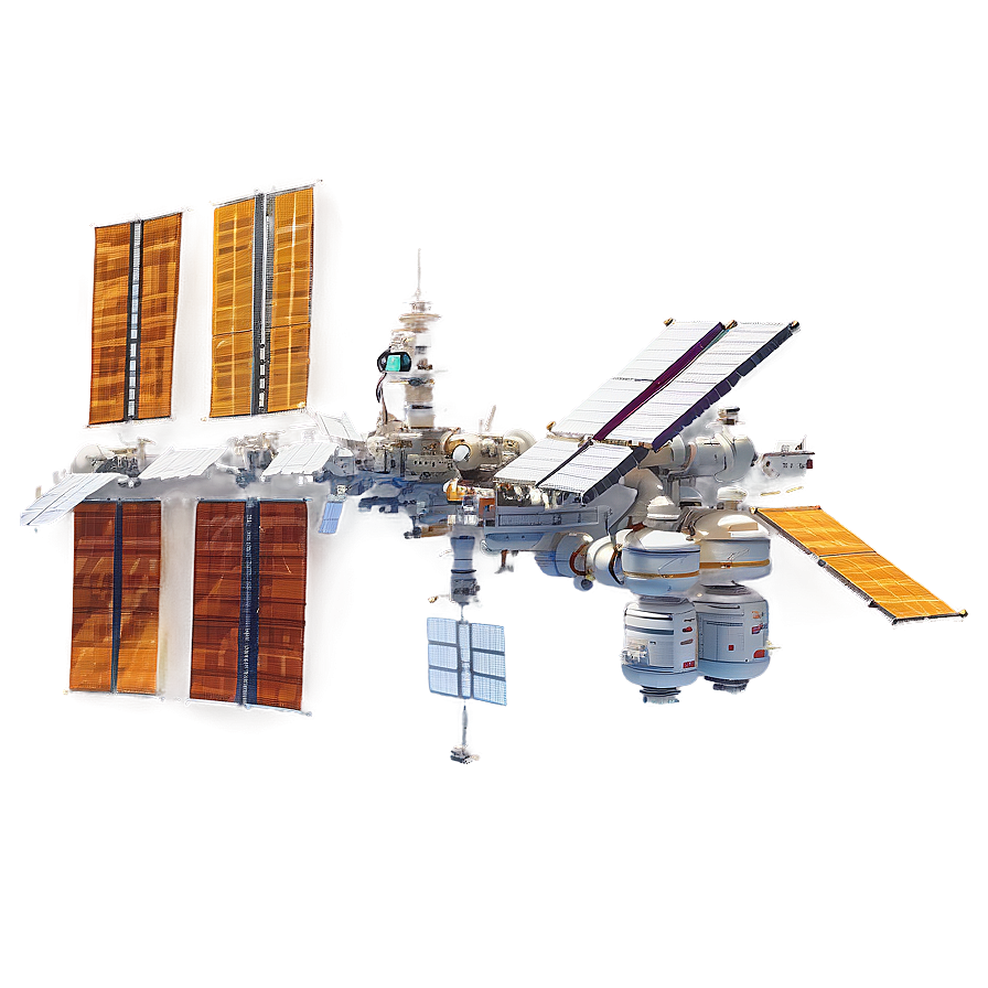 Space Station In Orbit Png 06292024 PNG image