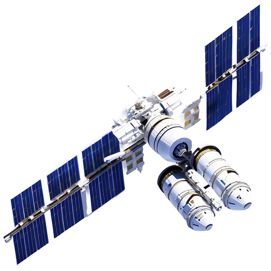 Space Station In Orbit Png 06292024 PNG image