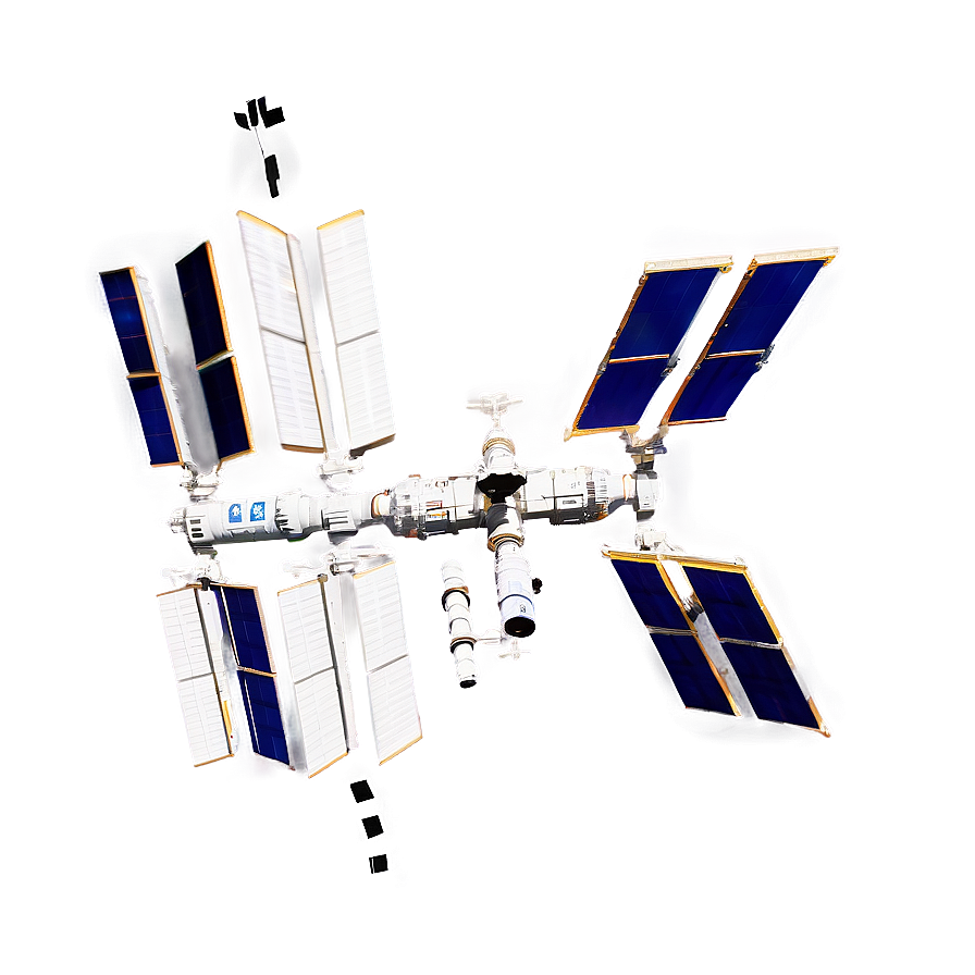 Space Station In Orbit Png 06292024 PNG image