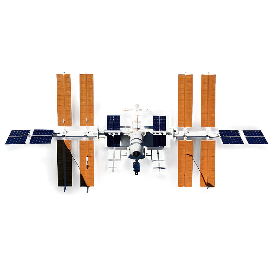 Space Station In Orbit Png Ehf27 PNG image