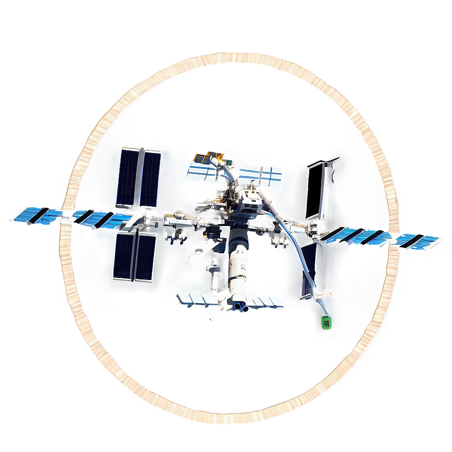 Space Station In The Cosmos Png Auf PNG image